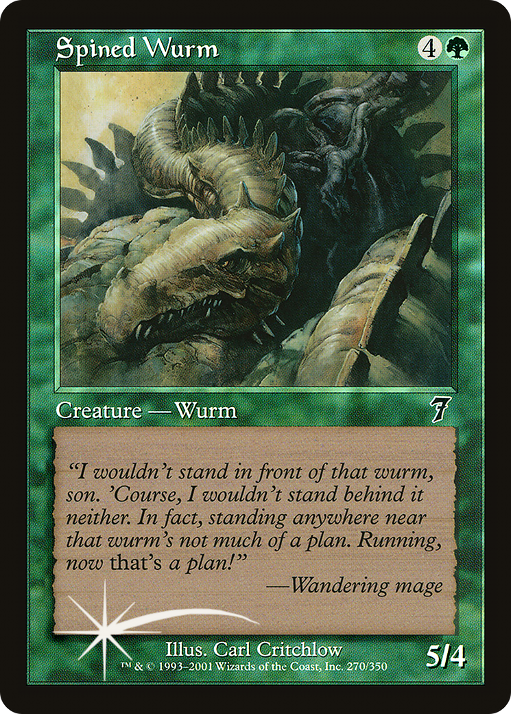 Spined Wurm Card Image