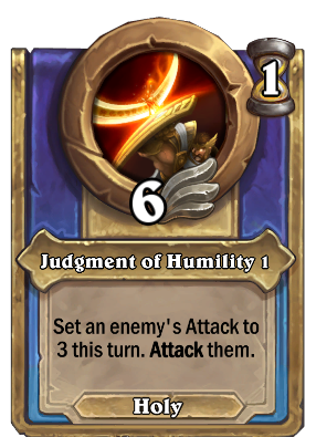 Judgment of Humility 1 Card Image