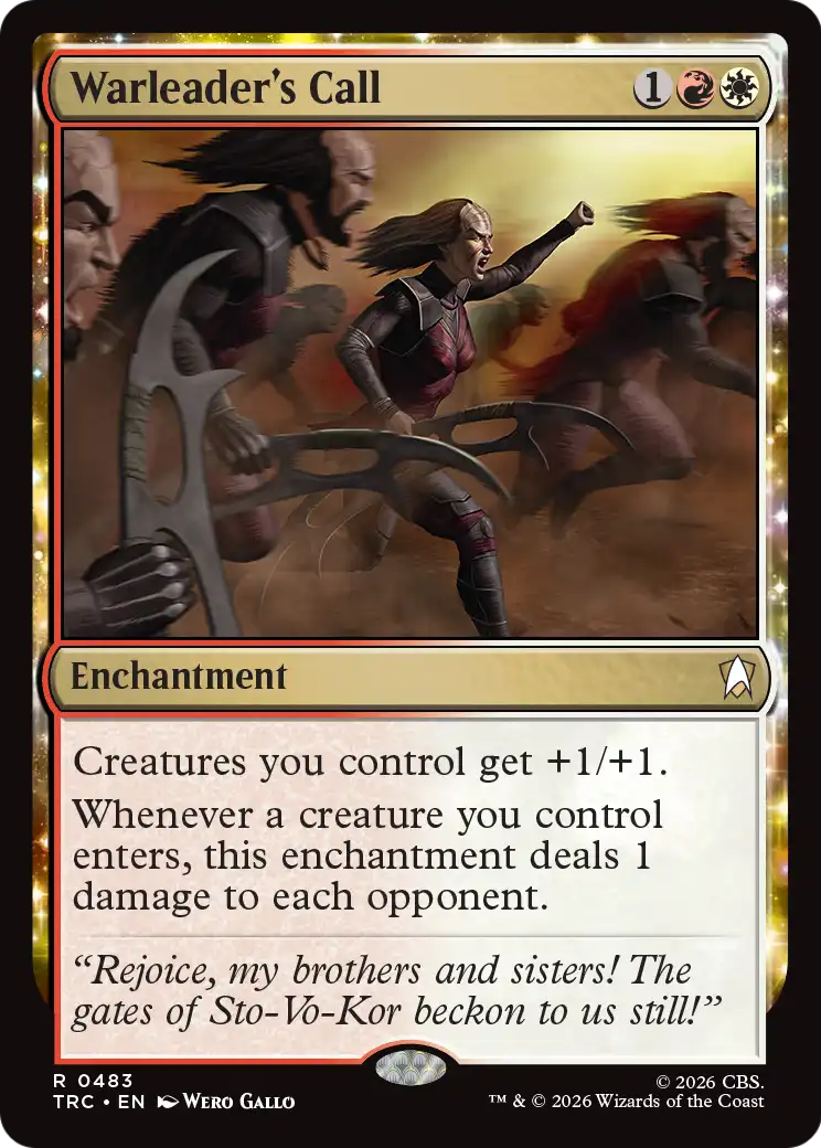 Warleader's Call Magic: The Gathering card