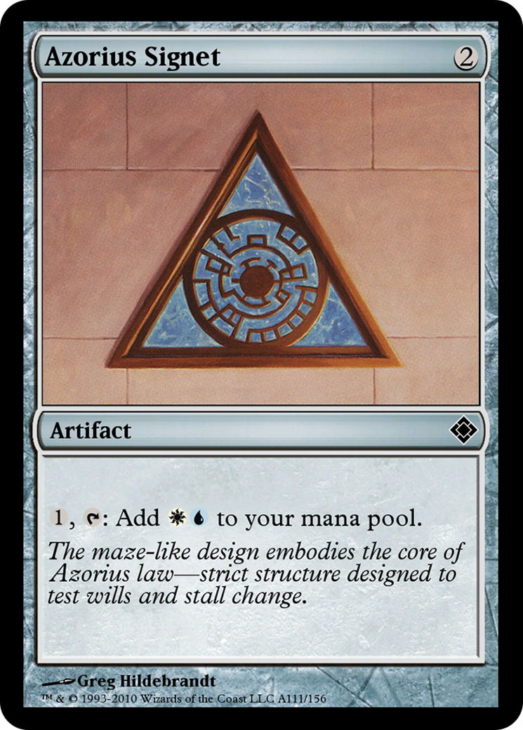 Azorius Signet Card Image