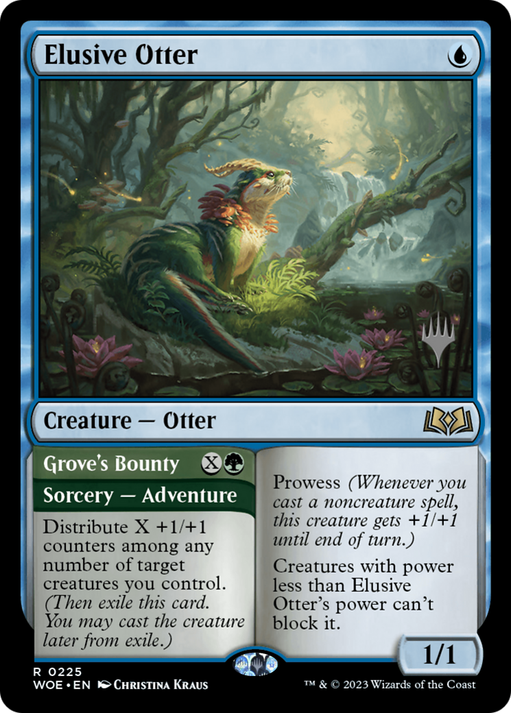 Elusive Otter // Grove's Bounty Card Image