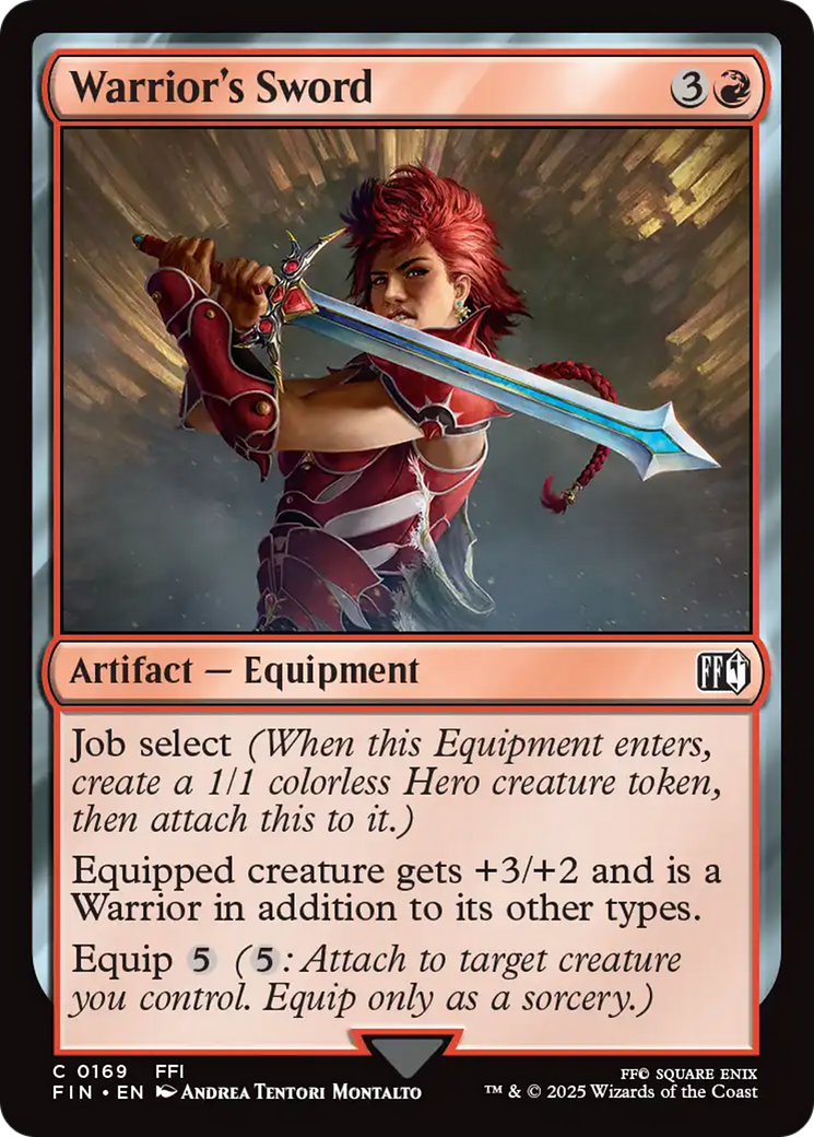 Warrior's Sword Card Image