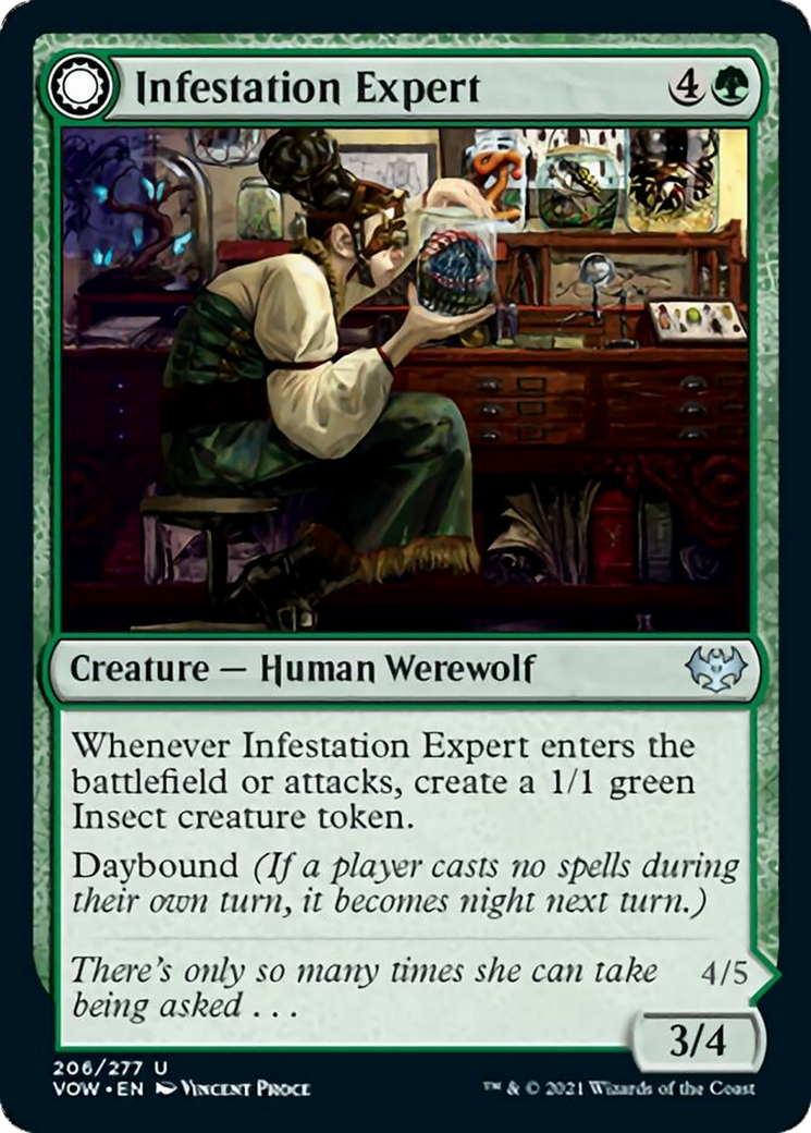 Infestation Expert // Infested Werewolf Card Image
