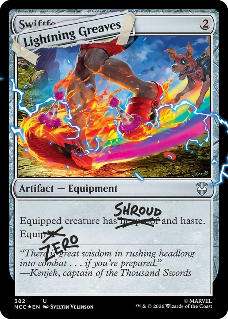 Lightning Greaves Card Image