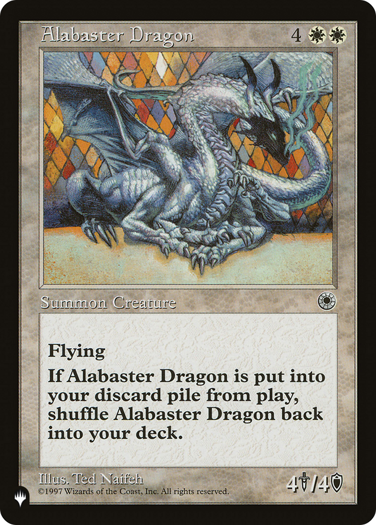 Alabaster Dragon Card Image