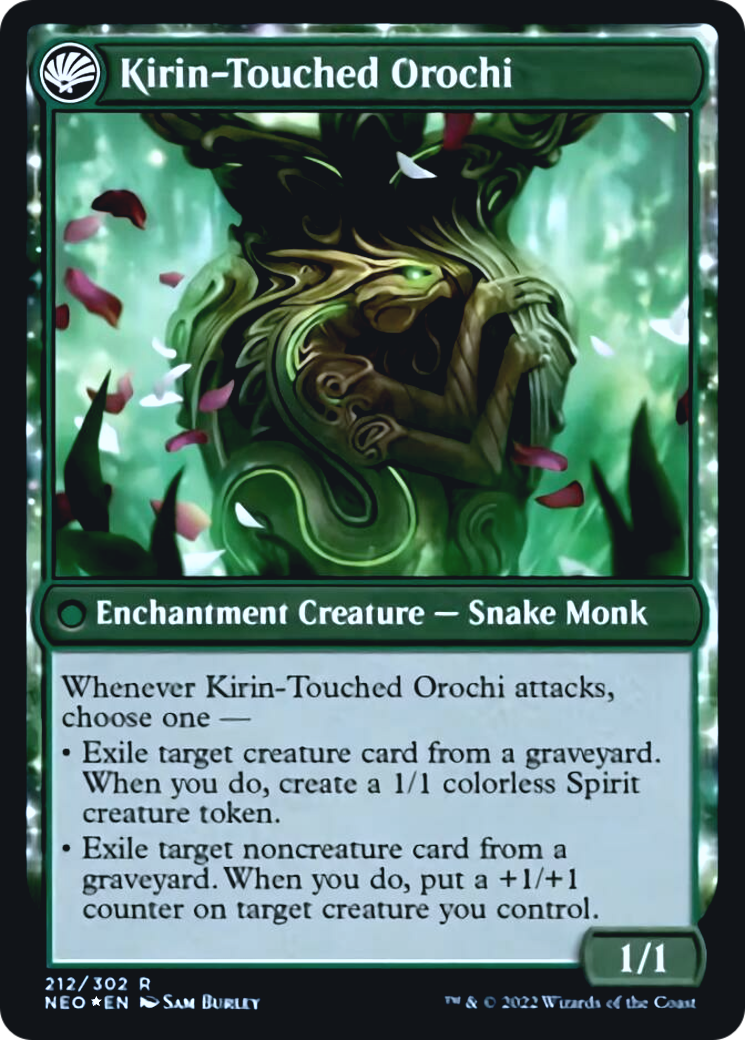 Teachings of the Kirin // Kirin-Touched Orochi Card Image