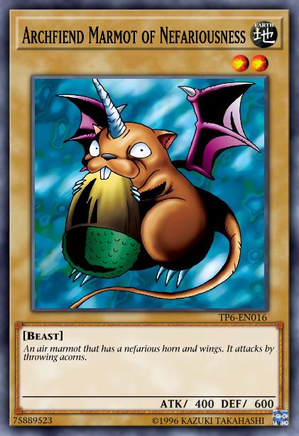 Archfiend Marmot of Nefariousness Card Image