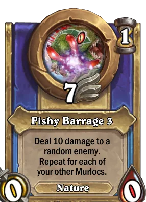 Fishy Barrage 3 Card Image