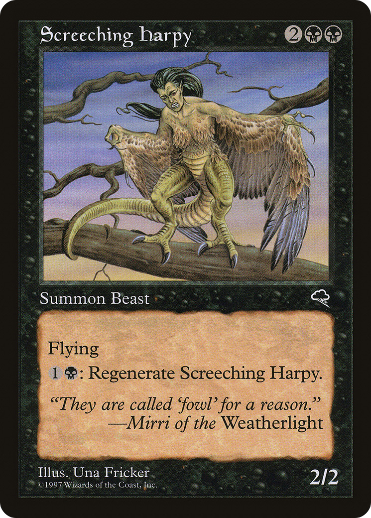 Screeching Harpy Card Image