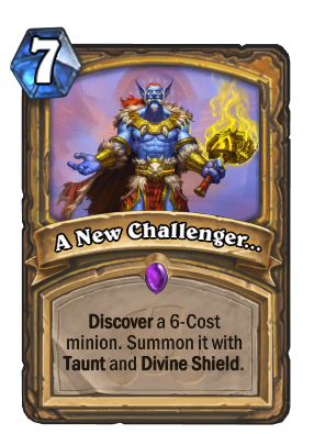 A New Challenger... Card Image