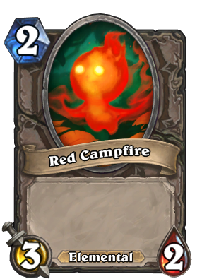 Red Campfire Card Image