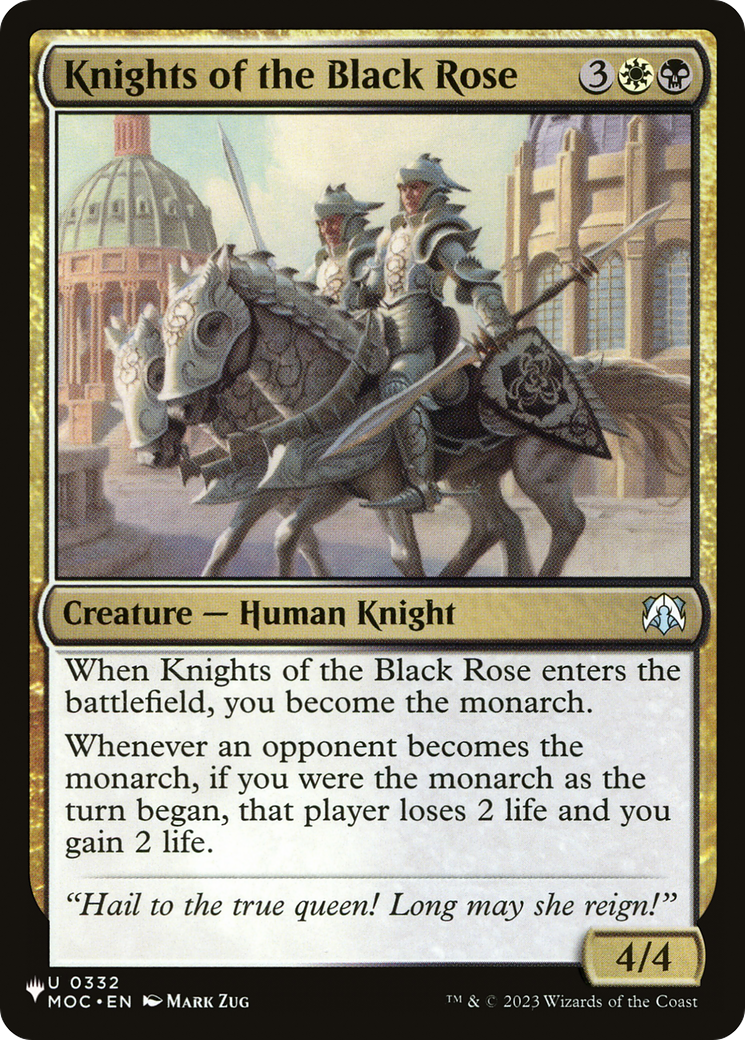 Knights of the Black Rose Card Image