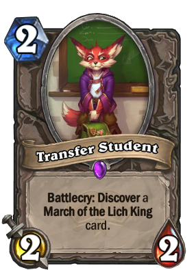Transfer Student Card Image