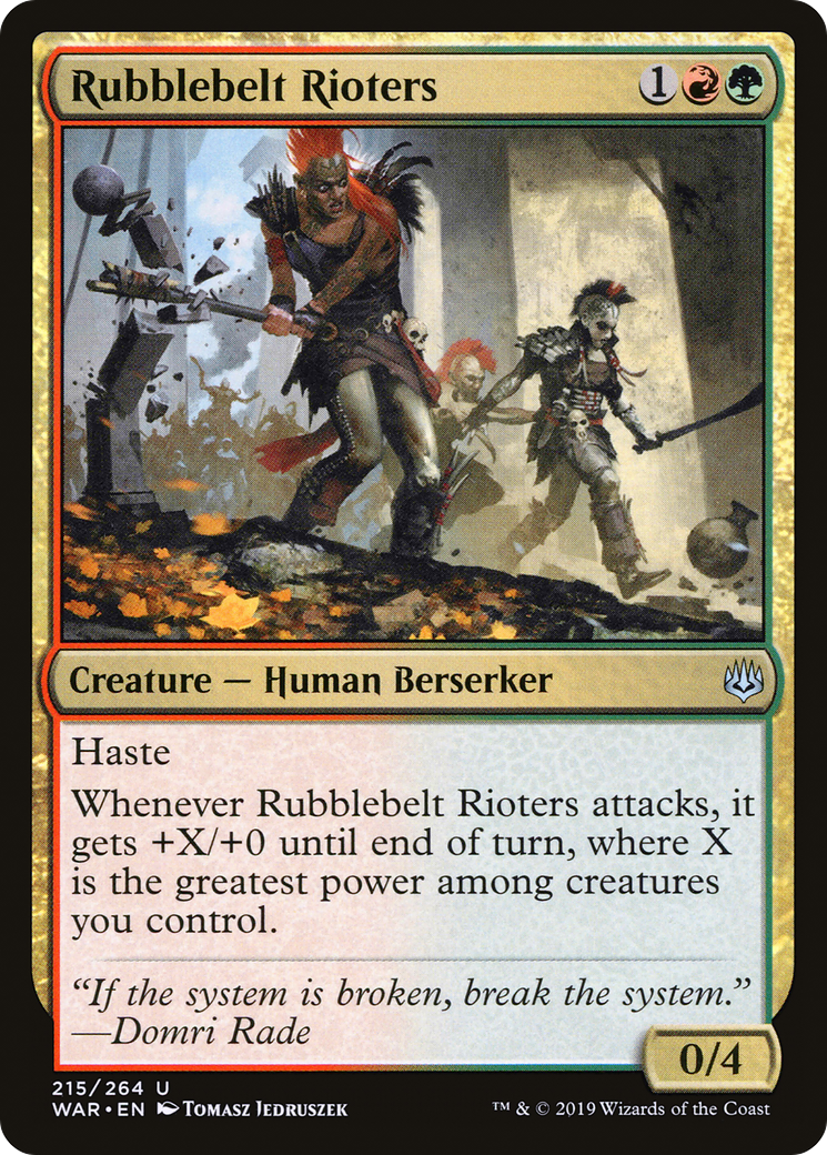 Rubblebelt Rioters Card Image