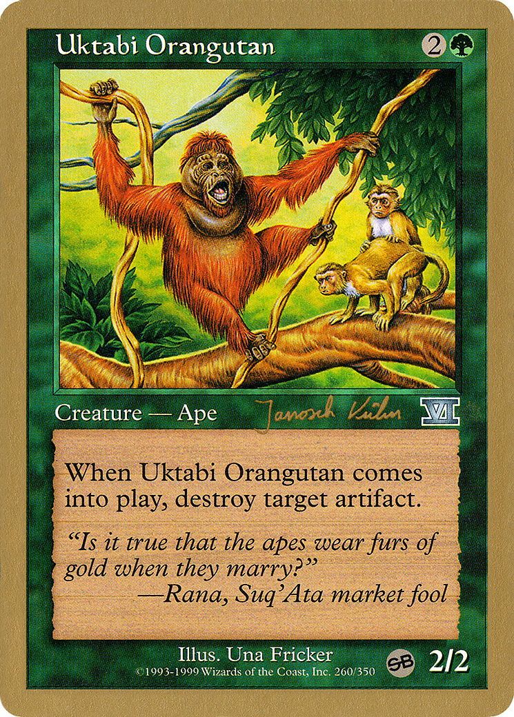 Uktabi Orangutan Card Image