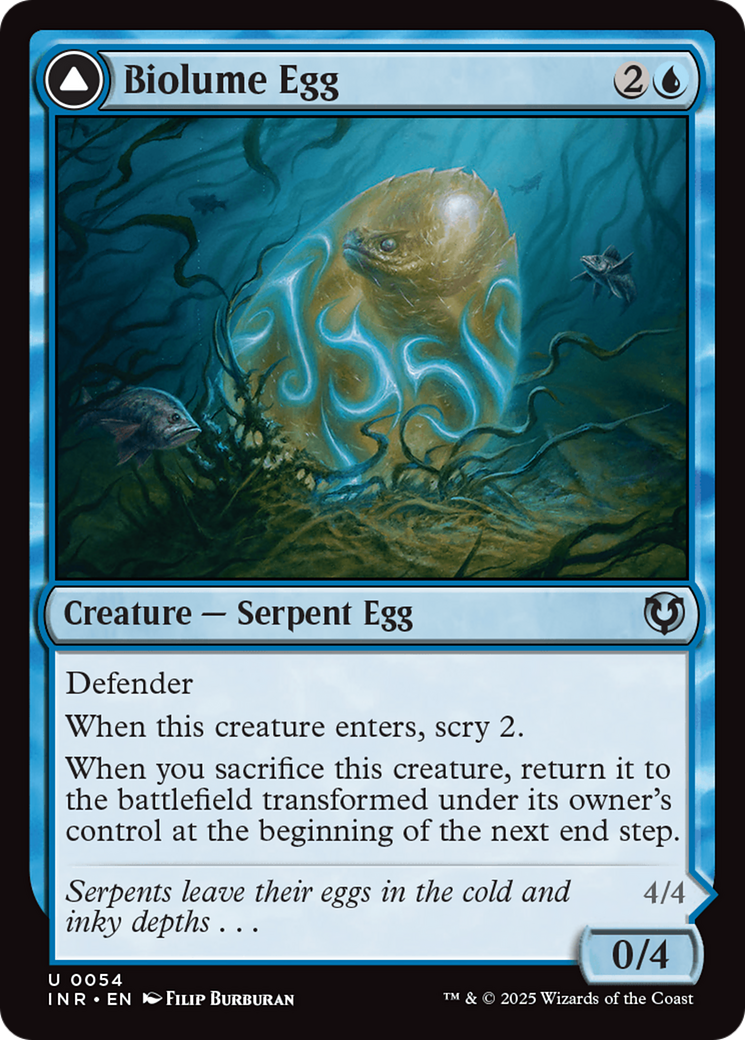Biolume Egg // Biolume Serpent Card Image