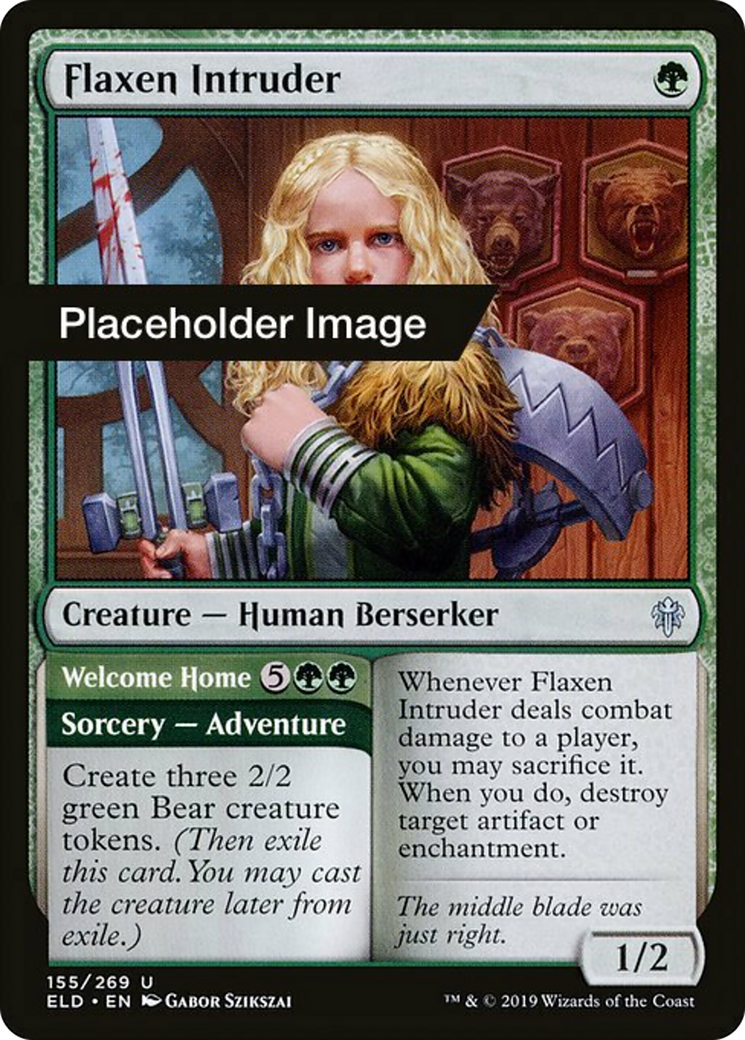 Flaxen Intruder // Welcome Home Card Image