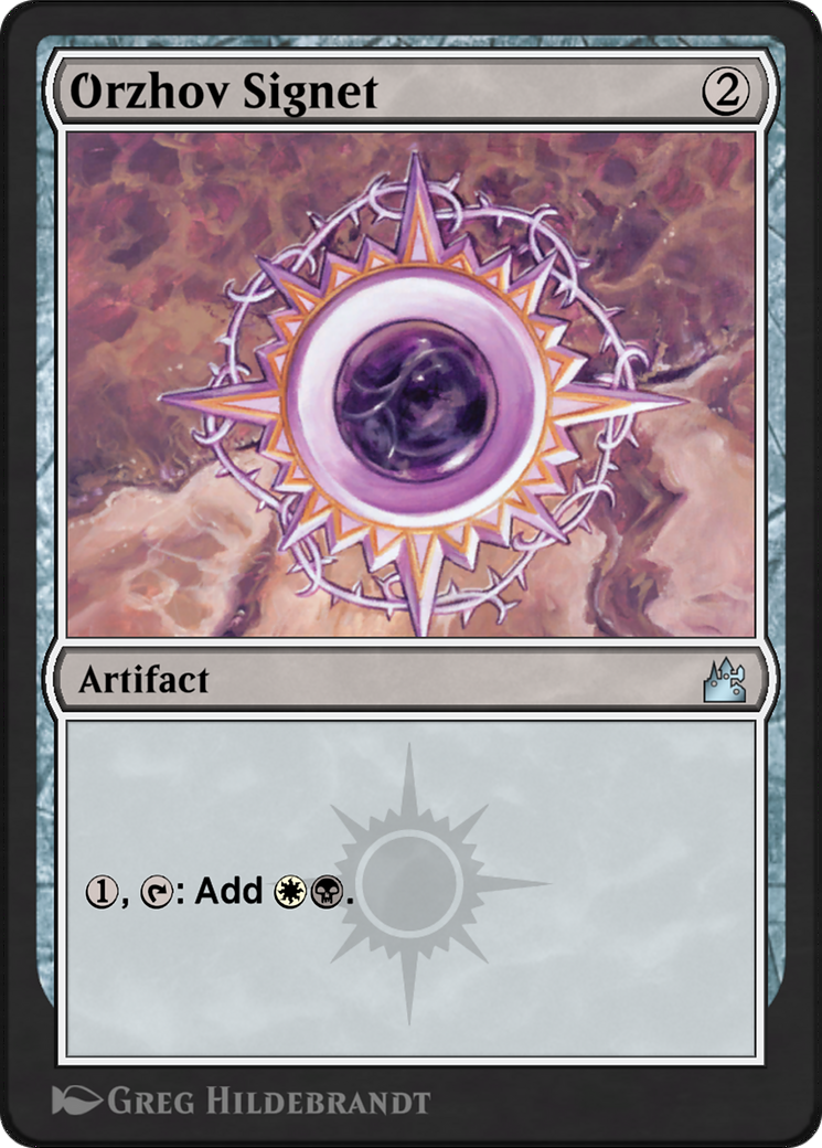 Orzhov Signet Card Image