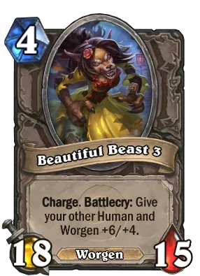 Beautiful Beast 3 Card Image