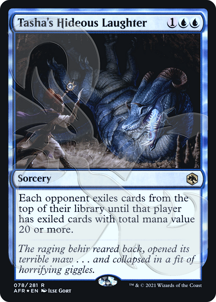 Tasha's Hideous Laughter Card Image