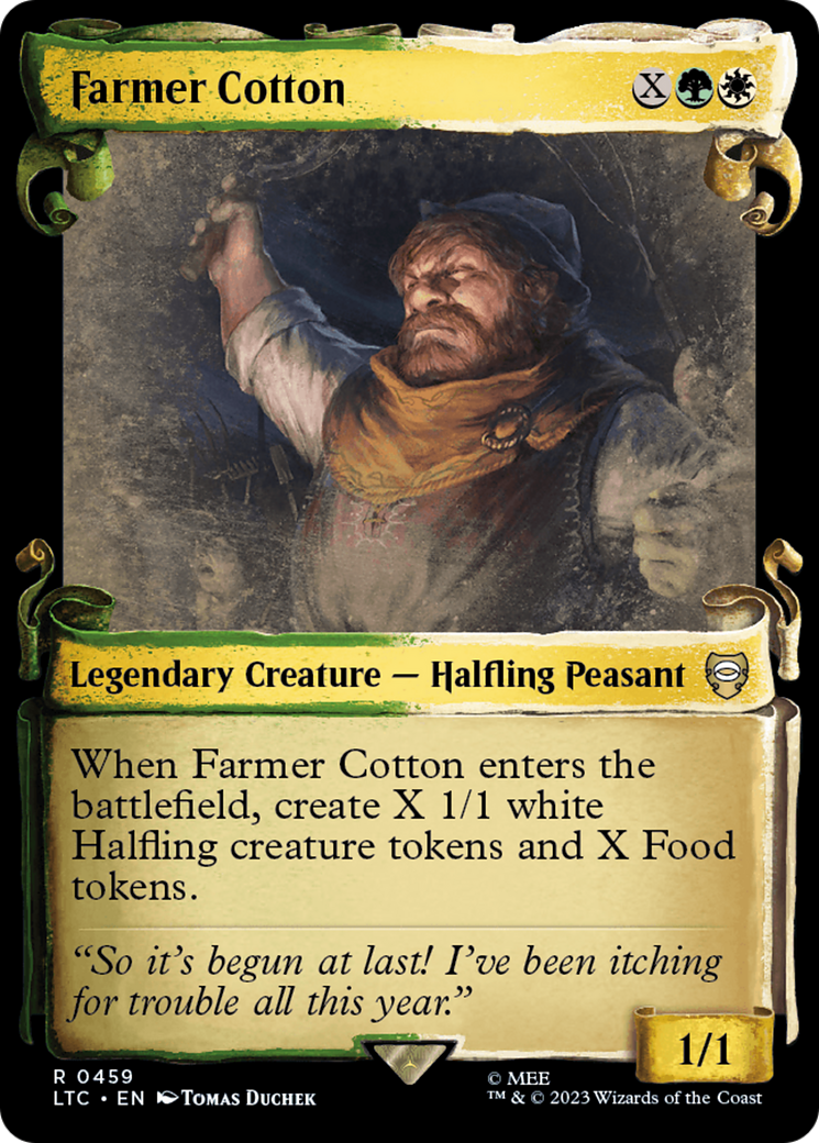 Farmer Cotton Card Image