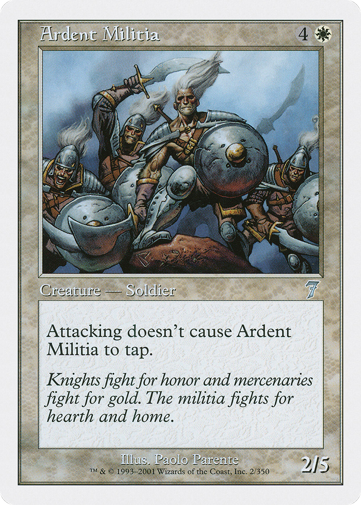 Ardent Militia Card Image