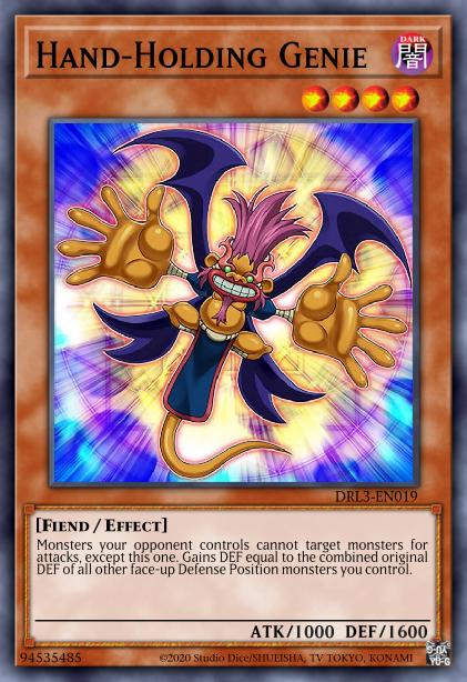 Hand-Holding Genie Card Image