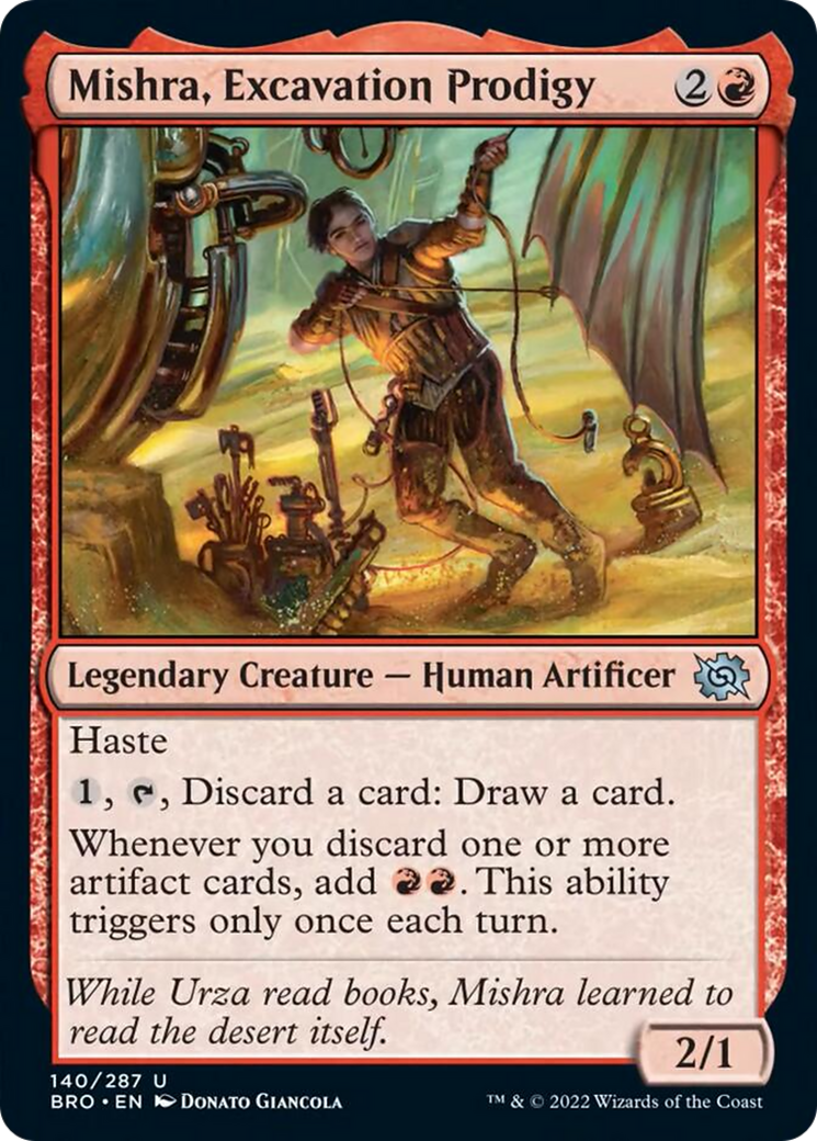 Mishra, Excavation Prodigy Card Image