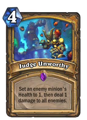 Judge Unworthy Card Image