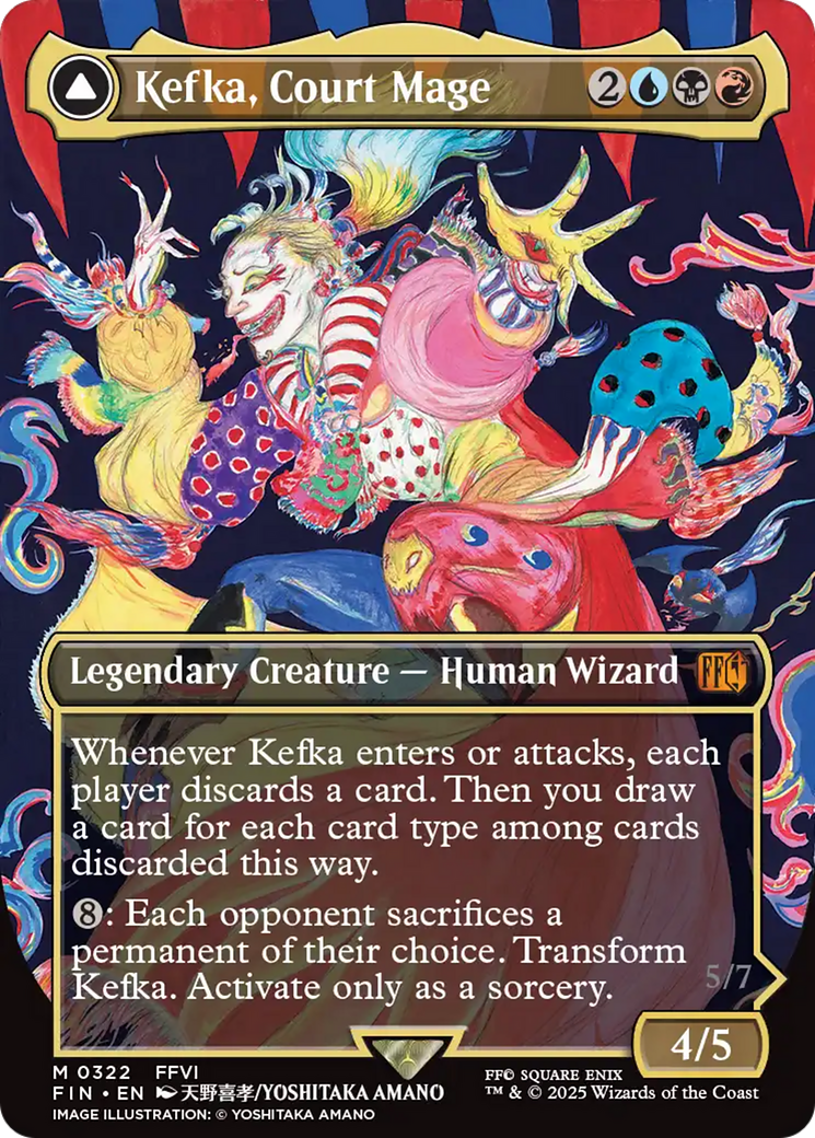 Kefka, Court Mage // Kefka, Ruler of Ruin Card Image