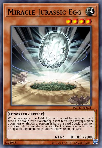 Miracle Jurassic Egg Card Image