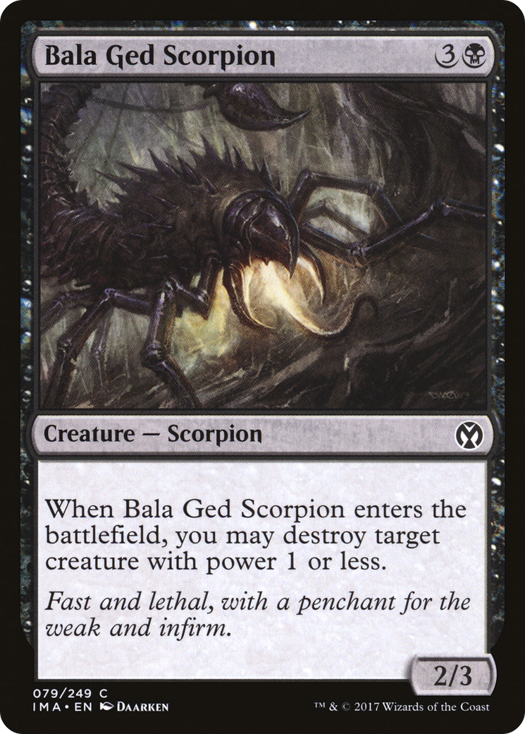 Bala Ged Scorpion Card Image