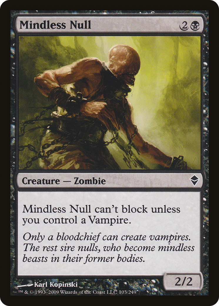 Mindless Null Card Image