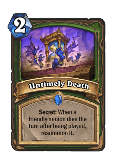 New Hunter Spell - Untimely Death