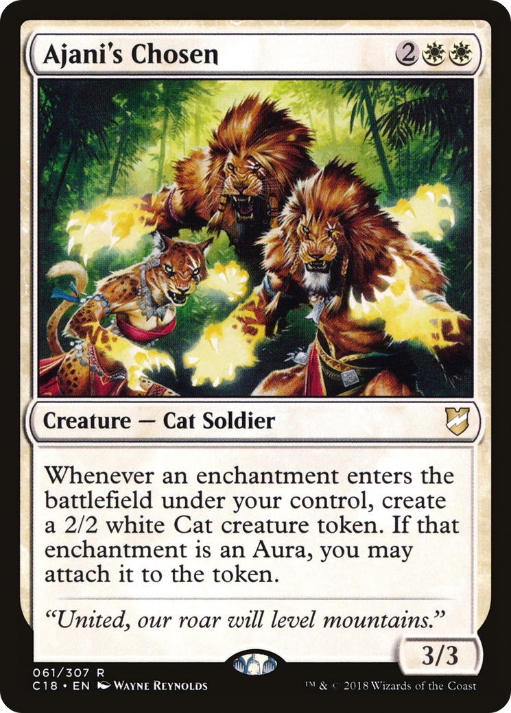 Ajani's Chosen Card Image