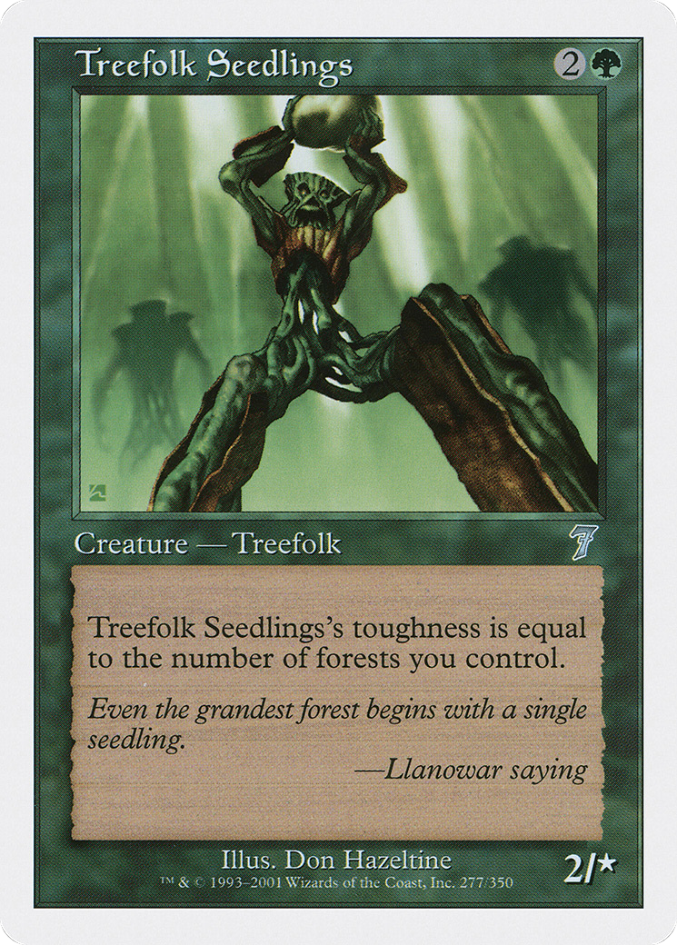 Treefolk Seedlings Card Image