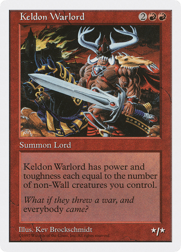 Keldon Warlord Card Image