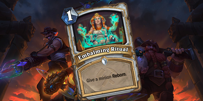 Uldum Priest Card Reveal - Embalming Ritual