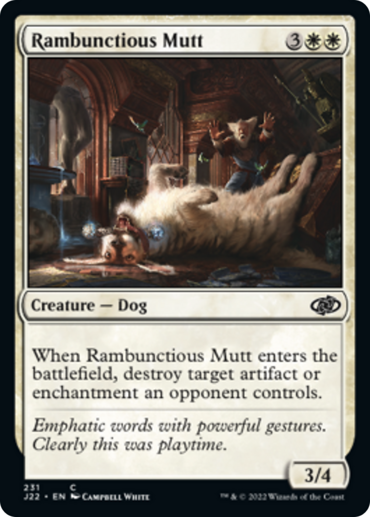 Rambunctious Mutt Card Image