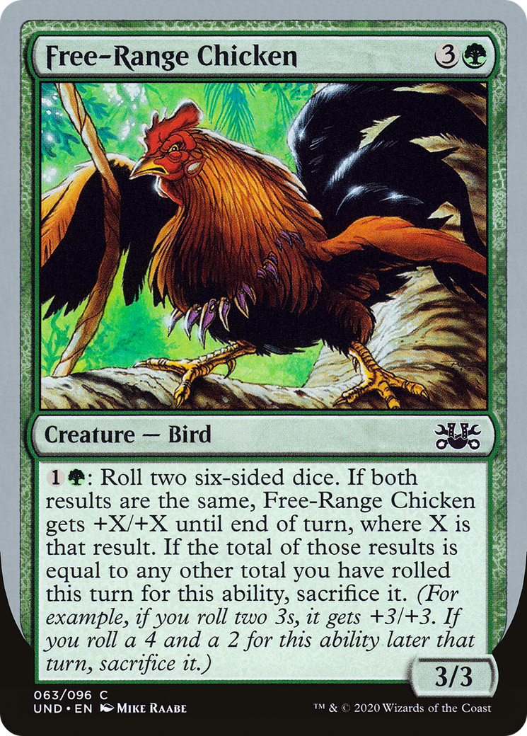 Free-Range Chicken Card Image