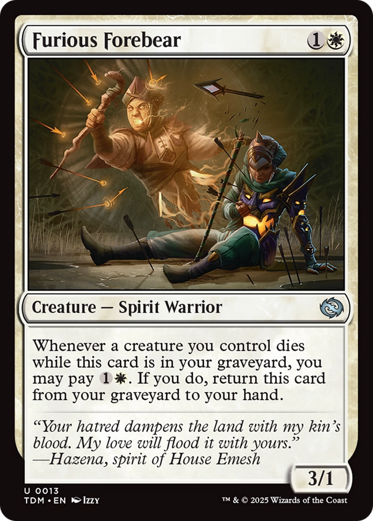 Furious Forebear Card Image