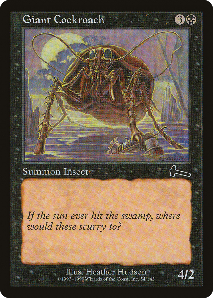 Giant Cockroach Card Image