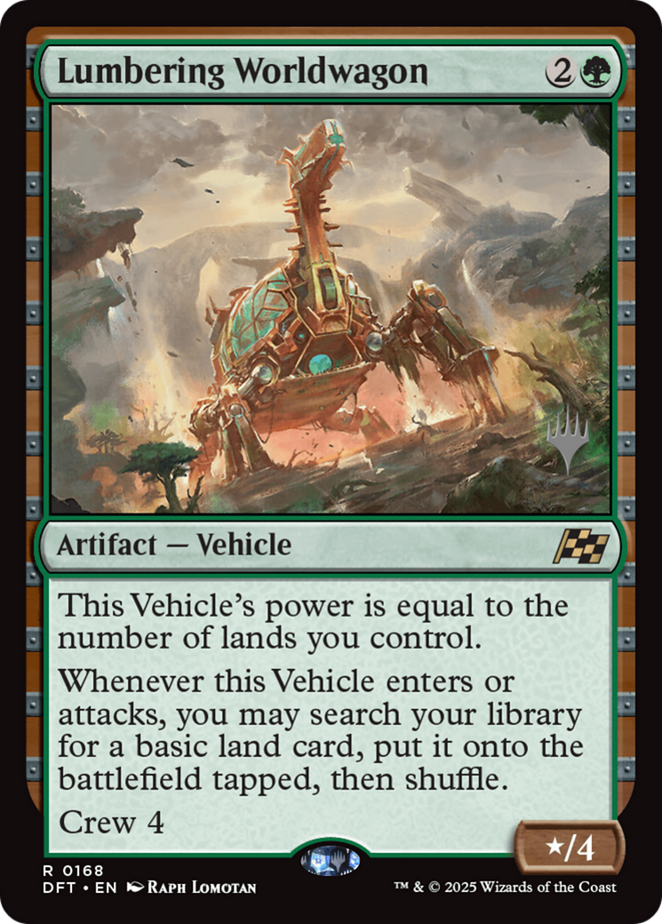 Lumbering Worldwagon Card Image