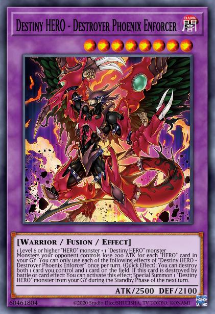Destiny HERO - Destroyer Phoenix Enforcer Card Image