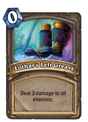 Lothar's Left Greave Card Image