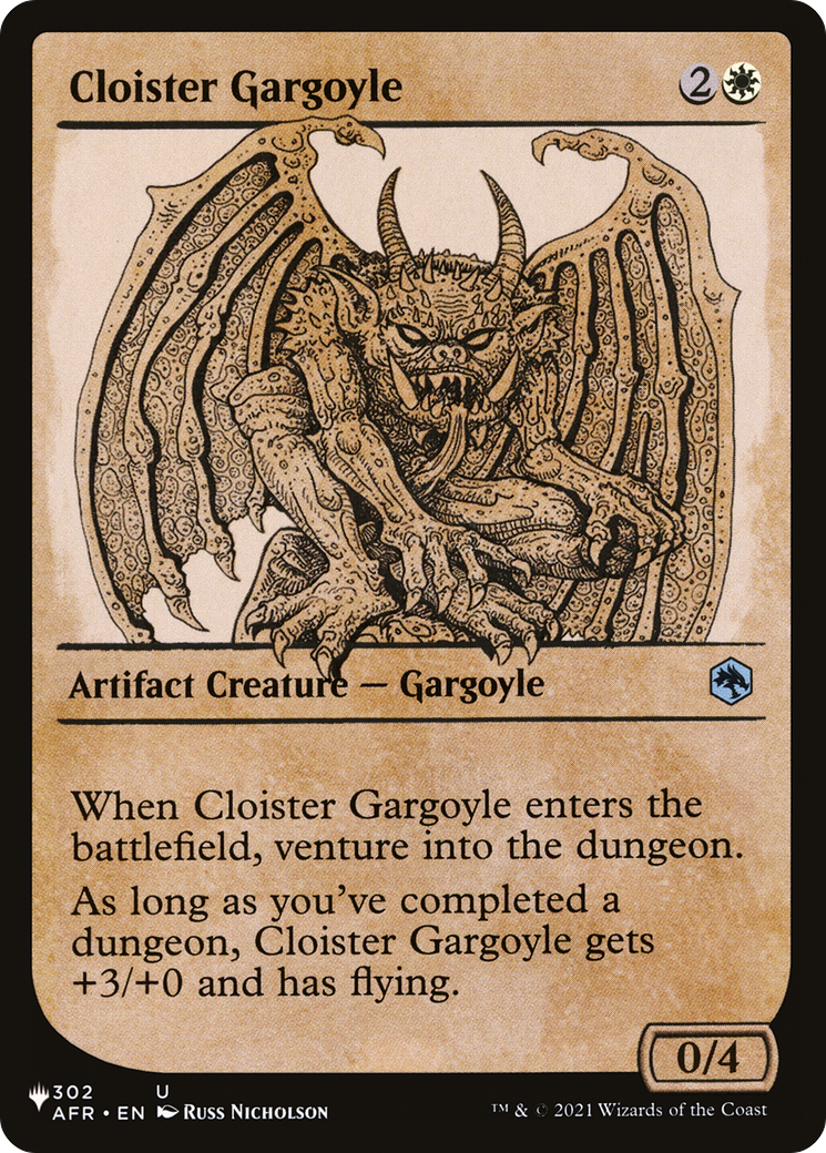 Cloister Gargoyle Card Image