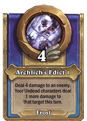 Archlich's Edict 1 Card Image