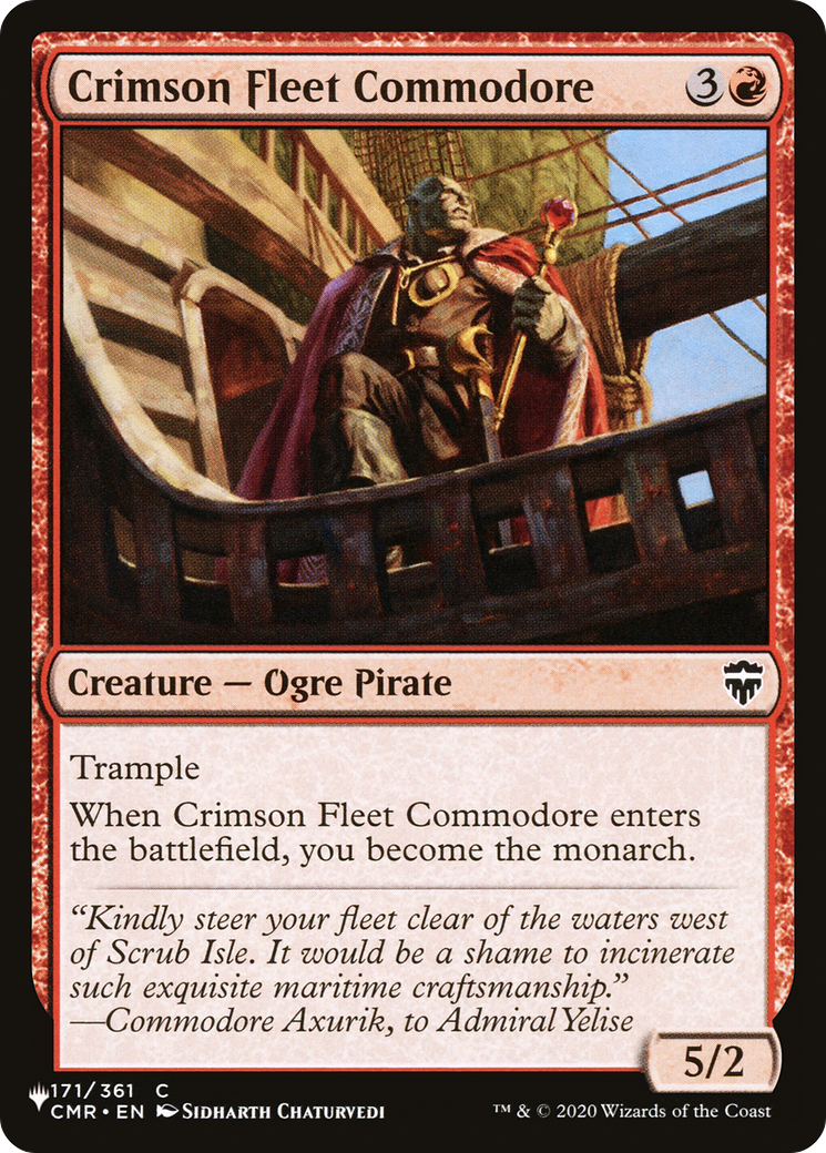 Crimson Fleet Commodore Card Image