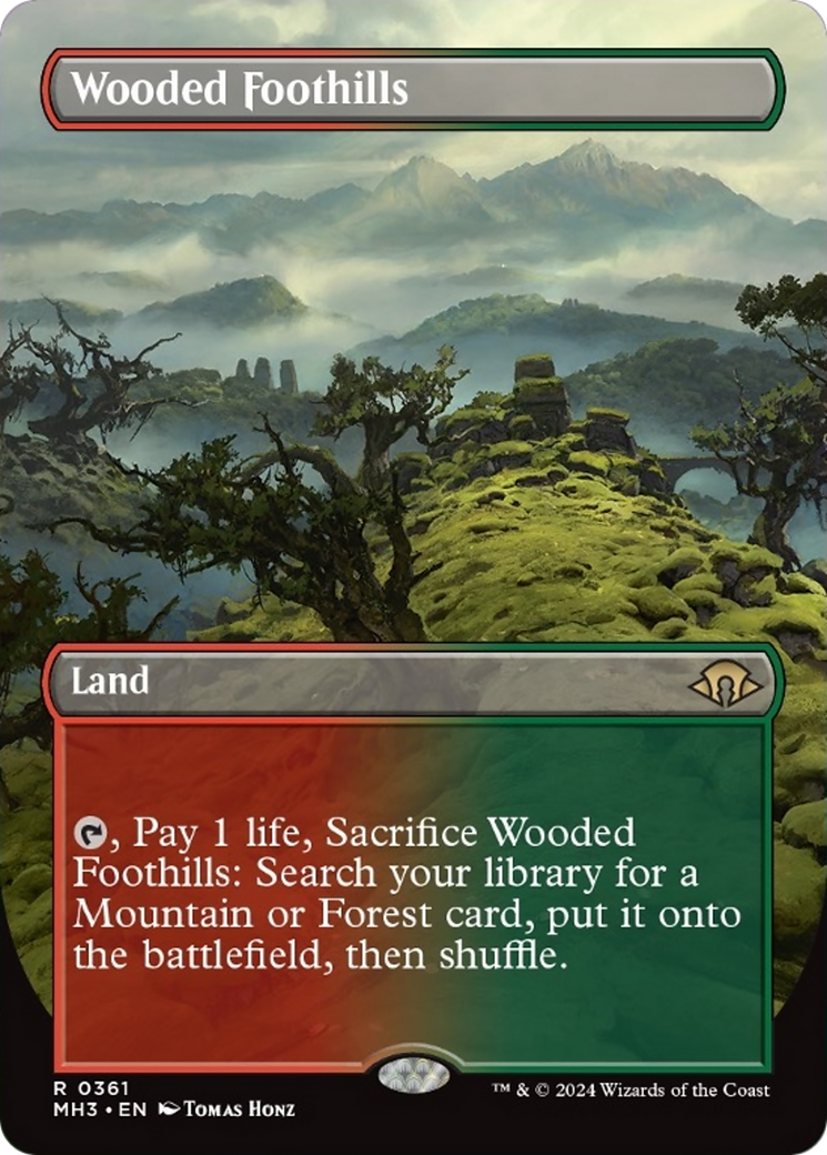 Wooded Foothills Card Image