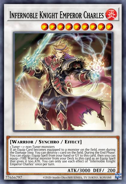 Infernoble Knight Emperor Charles Card Image